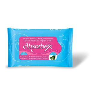 Toallas Húmedas Absorbex Higiene Íntima 8 Unidades