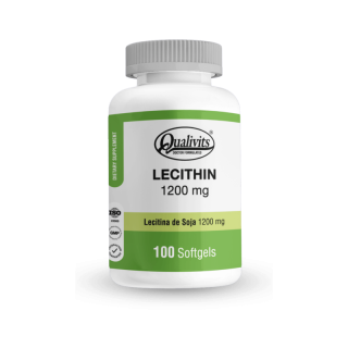 Lecithin 1200 mg Qualivits 100 Cápsulas