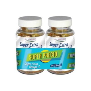 Super Extra Omega Servimedic® | Pack 2 Frascos X 30 Cáps.