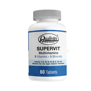 Vitaminas Supervit Qualvits 9 Vitaminas 60 Unidades