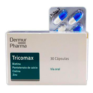 Tricomax® X 30 Caps Anticaída | + Biotina + Cistina + Zinc