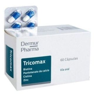 Tricomax® X 60 Caps Anticaída | + Biotina + Cistina + Zinc
