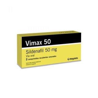 Vimax50® Megalabs 50 Mg x 2 Comprimidos| Sildenafil