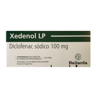Xedenol® Lp 100mg x 10 Comprimidos (Diclofenac)