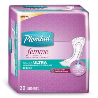 PLENITUD FEMME POISE TOALLA ULTRA S/ALAS 20 U