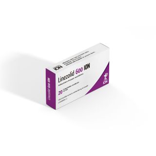 LINEZOLID ION 600 20 COMP