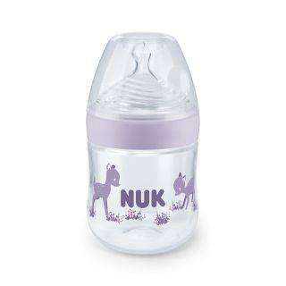 MAMADERA NUK LILA NATURE SENSE CONTROL TEMP. 150 ML