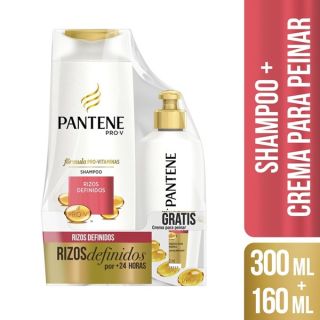 PANTENE PACK RIZOS DEFINID/CHA/400+CREM/PEINAR 160