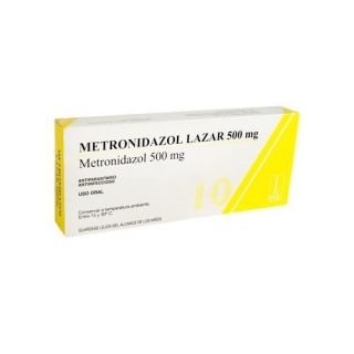 METRONIDAZOL LAZAR 500 MG 10 COMP
