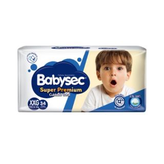 BABYSEC PAÑAL CLASSIC PLUS HIPER XXG 32