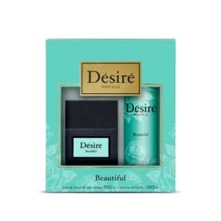 DESIRE EST/OBSEQ/BEAUTIFUL EDT 50+AERO DEO 150