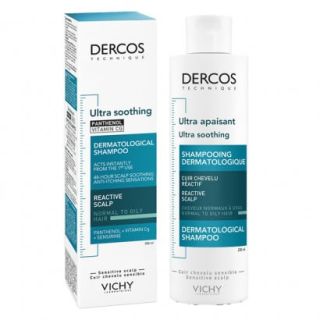 Vichy® Dercos Shampoo Sensitive | Cabellos Grasos 200Ml
