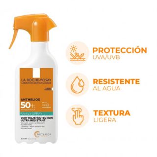 La Roche® Anthelios Family Spray Sp50+ | 300Ml