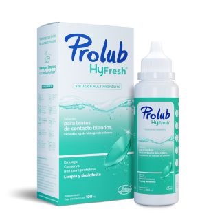 Prolub Hyfresh Solución Multipropósito 100ml Para Lentes