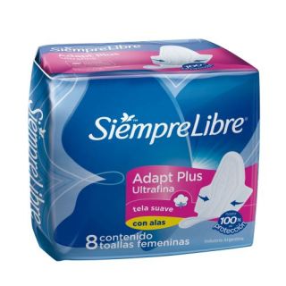 SIEMPRE LIBRE ULTRAFINA MAX SECA 8 U
