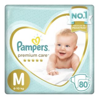 PAMPERS PREMIUM CARE FORTE BAG M 80