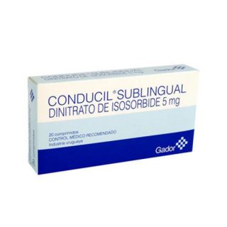 CONDUCIL SUBLINGUAL 5 MG 20 COMP
