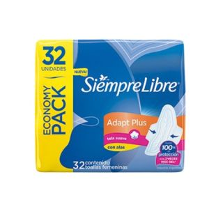 SIEMPRE LIBRE ADAPT PLUS NOCHE-DIA SOFT 32 U