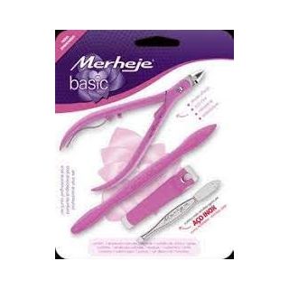 MERHEJE SET 2 PINZAS DE CEJAS Y CORTAUNAS 16183