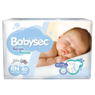 BABYSEC PAÑAL RECIEN NACIDO 40
