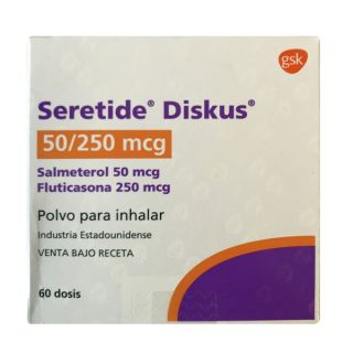 SERETIDE DISKUS 50/250 60 DOSIS