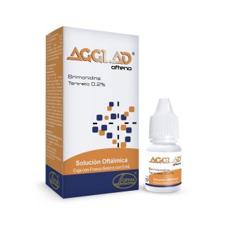 Agglad® Ofteno 5ml (Brimonidina) | Solución Oftálmica