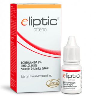 Eliptic Ofteno 5ml (dorzolamida) | Solución Oftálmica