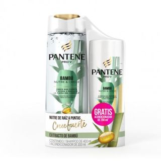 PANTENE PACK CHAMPU BAMBU 400 ML+ACO 200 ML