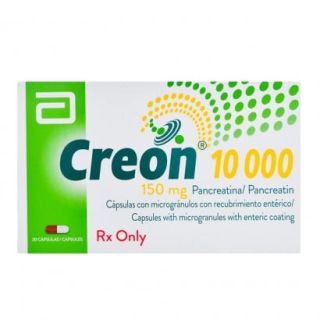 Creon® 10.000 X 20 Cápsulas (pancreatina)