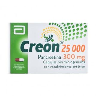 Creon® 25.000 X 50 Cápsulas (pancreatina)