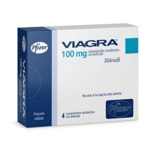 Viagra® 100 Mg 4 Comprimidos | Sildenafil