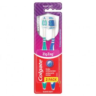 Pack 2 Cepillo Dental Colgate® Zig Zag Suave