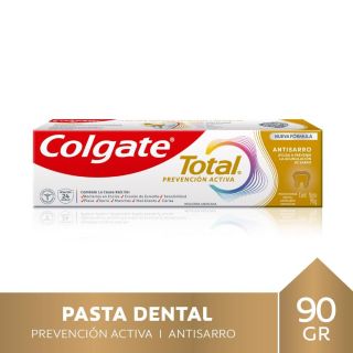 COLGATE CRE/DENTAL TOTAL 12 ANTISARRO 90 GR