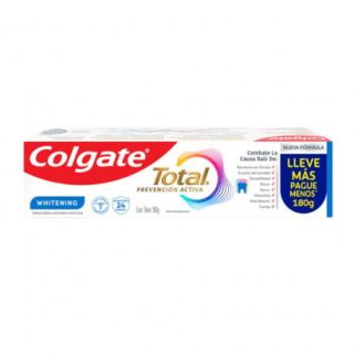COLGATE CR DENTAL TOTAL12 WHITEN 180