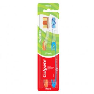Cepillo Dental Colgate® Twister Medio | Pack X 2