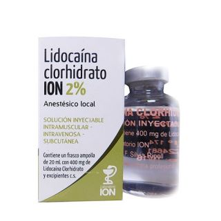 LIDOCAINA CLORHIDRATO ION 2% 20 ML