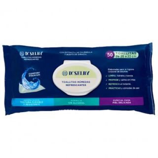 SELBY TOALLA HUMEDA REFRESCANTE ADULTOS 50