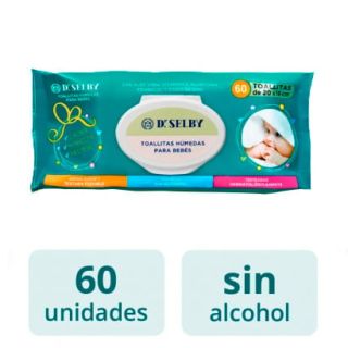 SELBY TOALLA HUMEDA PARA BEBE 60