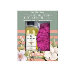RAIN GEL EST/OBS/AMANECER ZEN + ESPONJA EXFOL