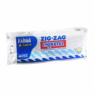 ZIG ZAG ESPUMA ALGODON 400 GR