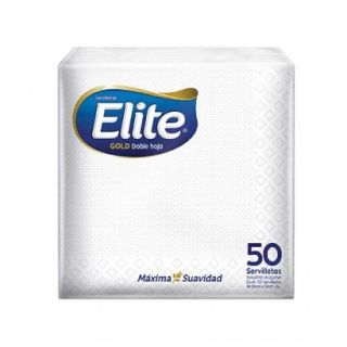 ELITE SERVILLETA COCKTAIL BLANCA 50 U