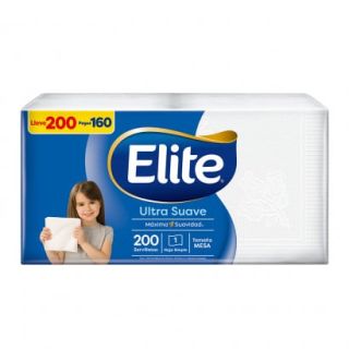 ELITE SERVILLETA MESA BLANCA 200X160 UND