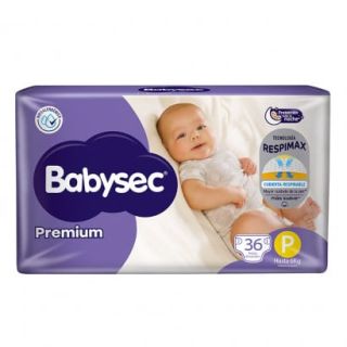 BABYSEC PAÑAL PREMIUM HIPER CHICO 36