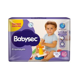 BABYSEC PAÑAL PREMIUM SUPER JUMBO GDE 120