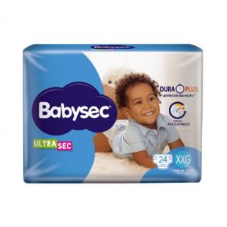 BABYSEC PAÑAL ULTRA HIPER XXG 24
