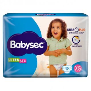 BABYSEC PAÑAL ULTRA JUMBO XG 48