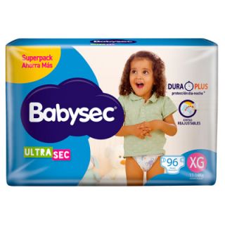 BABYSEC PAÑAL ULTRA SUPER JUMBO XG 96