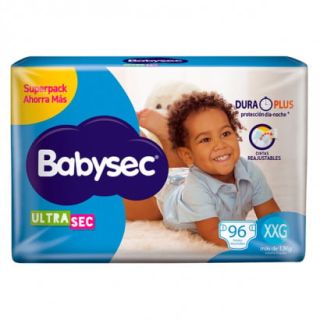 BABYSEC PAÑAL ULTRA SUPER JUMBO XXG 96