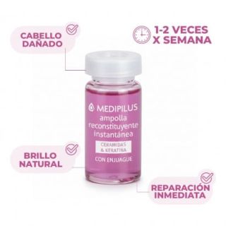 MEDIPILUS AMPOLLA RECON/INST/CERAMIDAS 12 ML