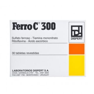 Ferro C® 300mg X 30 Tabletas